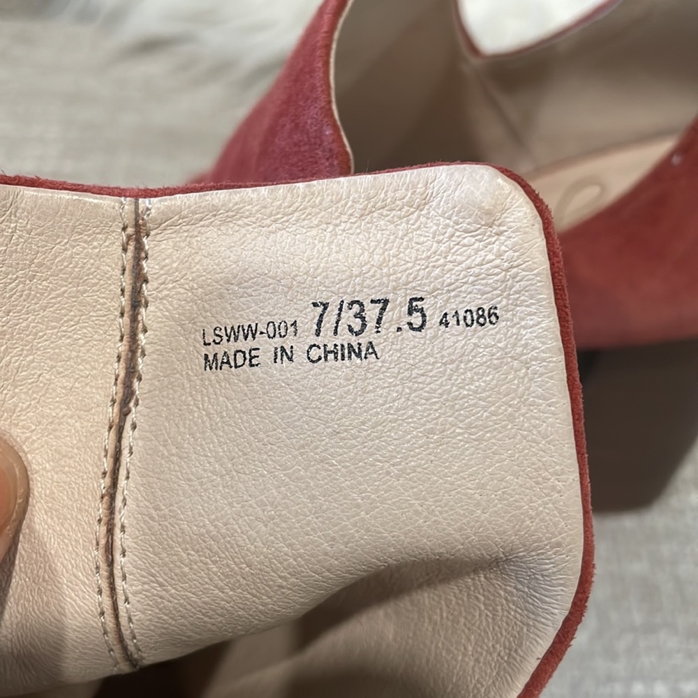 Boho Suede Open Toe Block Heel Festival Bootie (7.5) - Picture 11 of 13